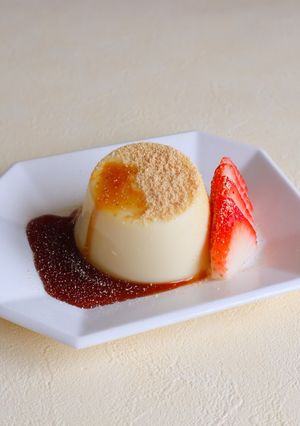 もっちり！豆乳といちごの和風ぷりん-レシピのメイン写真