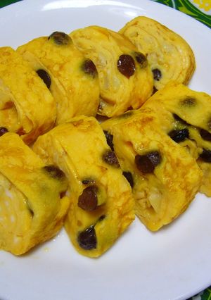 筍と小豆の玉子焼き☆-レシピのメイン写真