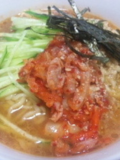 インスタントラーメンでお手軽冷麺-レシピのメイン写真