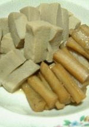 高野豆腐の含め煮＆ごぼうの甘酢煮-レシピのメイン写真
