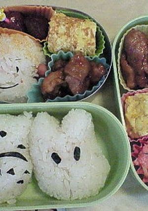 親子遠足お弁当★園児☆キャラ弁♫2011-レシピのメイン写真