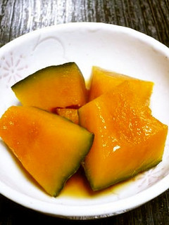 レンジで1人分♪かぼちゃの煮物-レシピのメイン写真