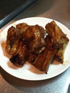 BBQで!スペアリブのブルーベリー黒酢煮-レシピのメイン写真