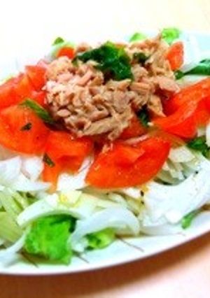 ランチに♪新たまサラダうどん-レシピのメイン写真