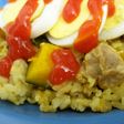 かぼちゃとチキンの炊き込みピラフ