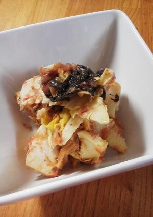 筍の梅肉めんつゆ和え！-レシピのメイン写真