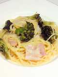 簡単！ブロッコリーとベーコンのパスタ