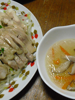 2品同時に✿茹で鶏&スープ✿-レシピのメイン写真