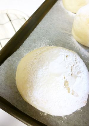 もちもち！白玉粉入り☆ま～るい白パン-レシピのメイン写真