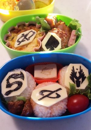 ライダー当て弁当-レシピのメイン写真