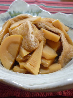 ✿染みてる♪筍と油揚げの含め煮✿-レシピのメイン写真
