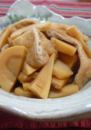✿染みてる♪筍と油揚げの含め煮✿-レシピのメイン写真