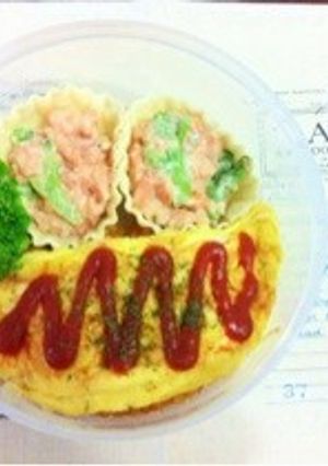 鮭たくさん☆美味し可愛いお弁当-レシピのメイン写真
