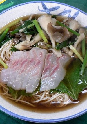 鯛と舞茸のにゅうめん-レシピのメイン写真