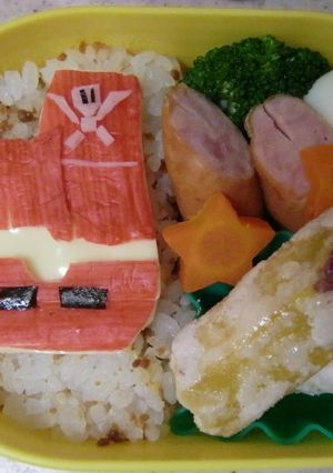 ゴーカイジャーキャラ弁～ゴーカイガレオン-レシピのメイン写真