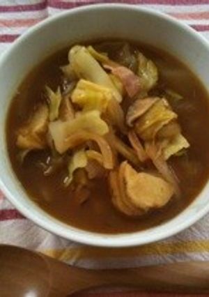 1人暮らし*野菜たっぷりスープ-レシピのメイン写真