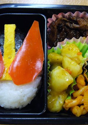 キャラ弁☆仮面ライダー電王☆弁当！-レシピのメイン写真