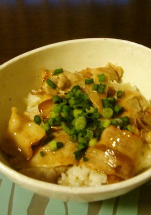 ねぎ塩だれ豚バラ丼-レシピのメイン写真