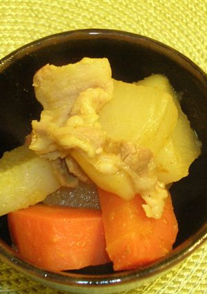 大根が苦手でも食べられる！カレー味の煮物-レシピのメイン写真