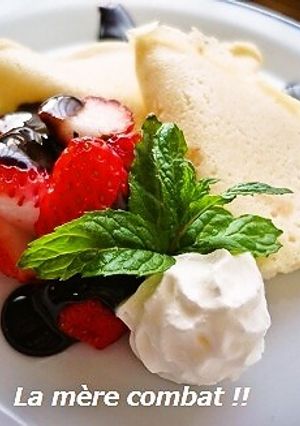米粉クレープ生地（小麦　卵　乳　不使用）-レシピのメイン写真