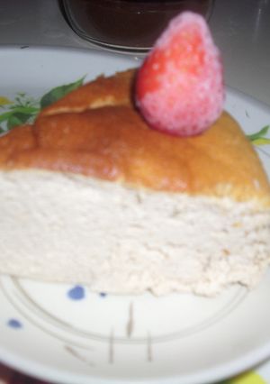 スフレチーズケーキ（苺味）-レシピのメイン写真