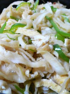 切干大根と油揚げの炒め煮-レシピのメイン写真