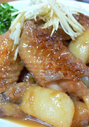 大根と手羽先の煮もの-レシピのメイン写真