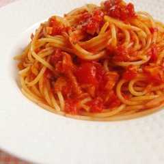 รูปของ 簡単♡トマトとツナのパスタ