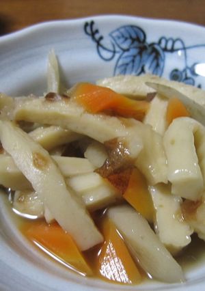 ごぼうとにんじんの煮物-レシピのメイン写真