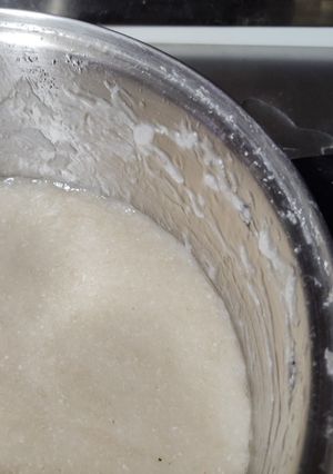 ホタテの粉末でコンニャクを作る-レシピのメイン写真