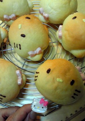 可愛いキャラパン!! キティパン♥-レシピのメイン写真