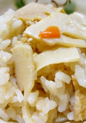 ちょっぴり甘辛♡たけのこご飯-レシピのメイン写真
