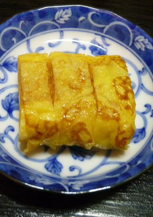 高野豆腐の入った甘い卵焼き-レシピのメイン写真