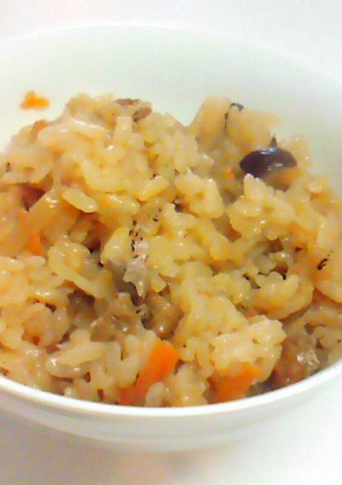 リメイク！残り切干大根煮で炊き込みご飯♪-レシピのメイン写真