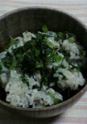大根の葉っぱとしらすの混ぜご飯♪-レシピのメイン写真