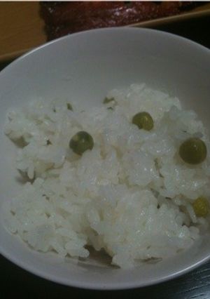 グリンピース豆ごはん-レシピのメイン写真