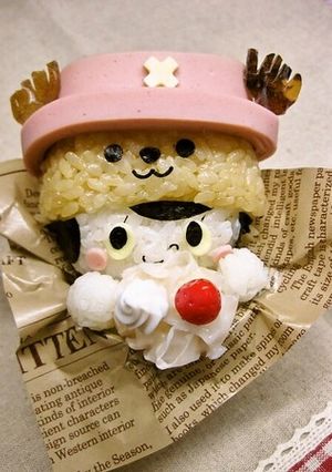 キャラ弁に★チョッパーを被った女の子-レシピのメイン写真