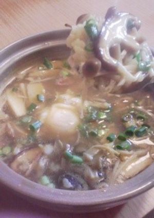 ヘルシーおいしい★きのこカレー雑炊♪-レシピのメイン写真