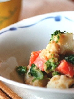 菜の花と野菜のはちみつ和え-レシピのメイン写真