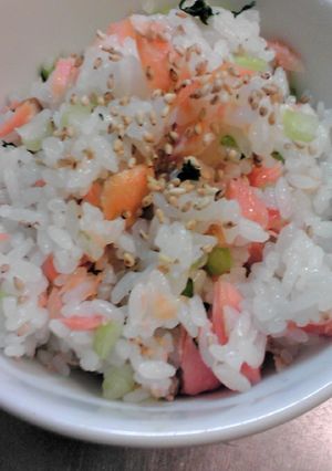 酢飯鮭ごはん-レシピのメイン写真