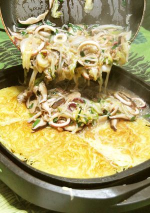 熱々！いかたっぷりあんかけ塩焼きそば-レシピのメイン写真