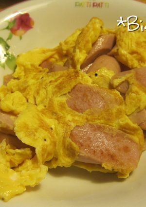 ●魚肉ソーセージと卵ちゃん●-レシピのメイン写真