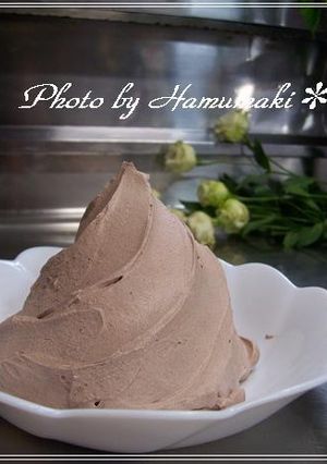 チョコいらず！ココアdeチョコ生クリーム-レシピのメイン写真
