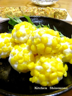 はんぺんと豆腐のコーン蒸し-レシピのメイン写真