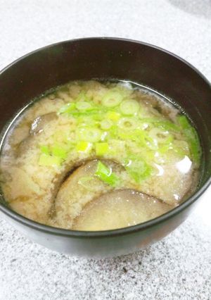 おナスのお味噌汁-レシピのメイン写真