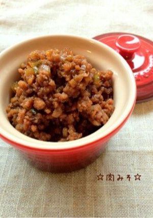 ☆肉味噌☆-レシピのメイン写真
