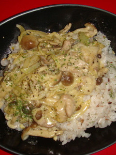 雑穀米のポークストロガノフ丼-レシピのメイン写真