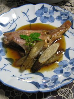 山椒香る牛蒡と赤魚の煮付け-レシピのメイン写真