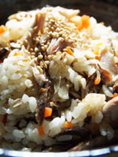 サンマ炊き込みご飯-レシピのメイン写真