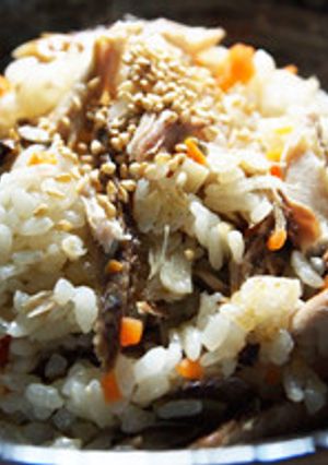 サンマ炊き込みご飯-レシピのメイン写真